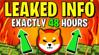 SHIBA INU CEO REVEALED SECRET PRICE PUMP IN 48 HOURS EXACTLY  EXPLAINED [upl. by Sansone]