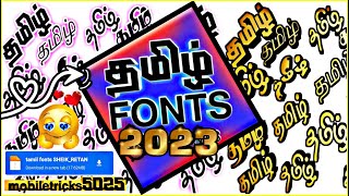 Tamil fonts download link  தமிழ் Fonts 250 🤩 Tamil Fonts  Trending  Picsart  Pixellab font [upl. by Anialam]