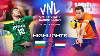 🇧🇬 BUL vs 🇳🇱 NED  Highlights  Week 1  Mens VNL 2024 [upl. by Amiel]