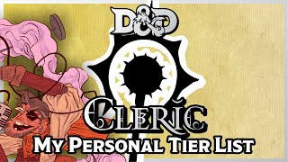 Cleric Subclass Tier List  Dungeons amp Dragons 5e [upl. by Irwin]