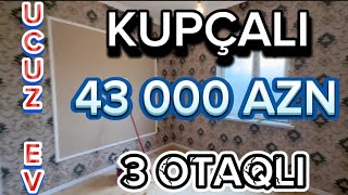 📱0552227277 Kupçalı 3 Otaqlı Həyət Evi 43000 AZN Məktəbə Yaxın [upl. by Ettelegna]