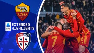 Roma vs Cagliari Extended Highlights  Serie A  CBS Sports Golazo [upl. by Atik]