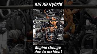 “KIA K8 hybrid” Whats going on with the car accident engine shorts [upl. by Yeclehc]