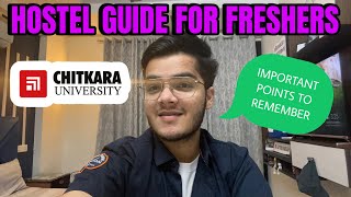 MustKnow Tips for Freshers at Chitkara University Hostels [upl. by O'Doneven12]