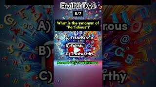 English Synonym Quiz  Learn English Vocabulary english quiz synonyms vocabulary learnenglish [upl. by Romy722]