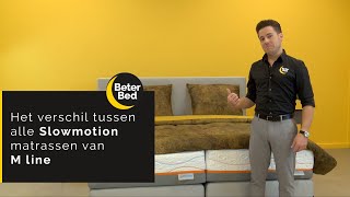 Wat is het verschil tussen alle Slowmotion matrassen van M line  Beter Bed [upl. by Tapes876]