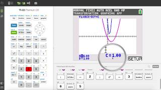 Lapplication Transform avec la TI83 Premium CE [upl. by Shabbir]