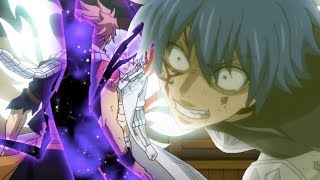 Jellal BATTLES Acnologia Zeref Punches A HOLE in Natsu [upl. by Nairb]