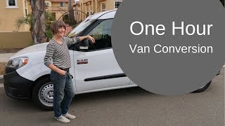 One hour van conversion with Wayfarer Vans Kit [upl. by Kaden248]