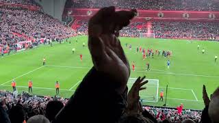 Liverpool vs Chelsea klopp fist punches to the kop after easy win against Chelsea [upl. by Alamaj422]