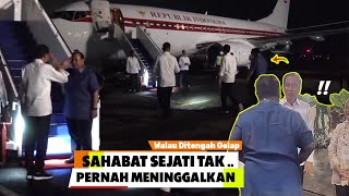 Haru Presiden Prabowo Capek Datang P Jokowi Gelap2 Antar Smp PesawatLuarbiasa Persahabatan Mereka [upl. by Nbi431]