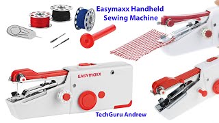 Easymaxx Handheld Sewing Machine REVIEW [upl. by Llerref]