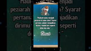 Quotes Jalaluddin Rumi youtubeshorts [upl. by Awahsoj]