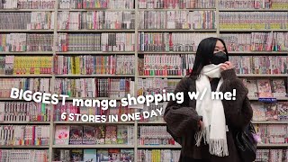 ₍ᐢ ᐢ₎ ₊˚⊹♡ BIGGEST manga shopping  6 stores in 1 day  where to buy english manga in japan [upl. by Enrobialc]