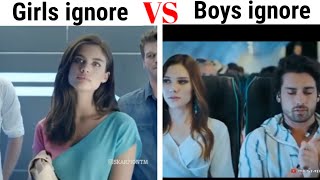 Girls ignore vs boys ignore  girls vs boys [upl. by Acinom]