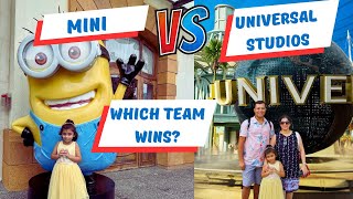 Could Universal Studios Singapore impress Mini  Waterworld Show Shrek 4D Adventure Family Fun [upl. by Yelrahs827]