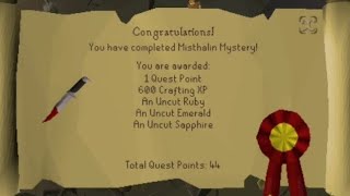 شرح عمل مهمة Misthalin Mystery رني سكيب المدرسة القديمة  Misthalin Mystery osrs quest guide [upl. by Siari]