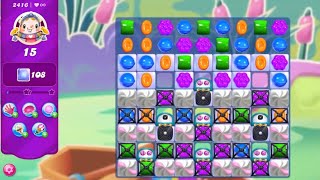 Candy Crush Saga LEVEL 2416 NO BOOSTERS new [upl. by Zitella708]