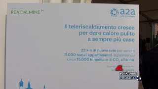 Teleriscaldamento A2A porta a Bergamo il calore pulito del termovalorizzatore Rea Dalmine [upl. by Akenahc]