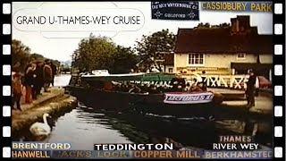 GRAND UNION CANAL narrowboat to Guildford 1965 [upl. by Cesaria]