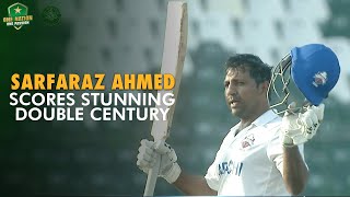 Sarfaraz Ahmed Scores Stunning Double Century  Lahore Whites vs Karachi Whites  QeAT 202324 [upl. by Necyrb]