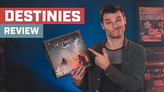 Destinies Review I Competitive Story Based Board Game [upl. by Reames]