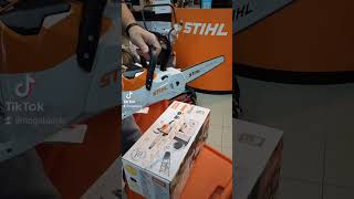 ¡INCREIBLE Motosierra a bateria inalambrica Stihl MSA 120 ¿Qué opinas de Stihl a baterianogalpark [upl. by Ahsinrat684]