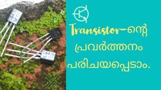 Transistor working in മലയാളം 1 [upl. by Leahicm]