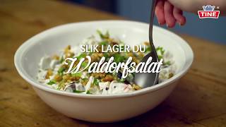 Waldorfsalat til kalkunen Slik lager du det  TINE Kjøkken [upl. by Jerrine]