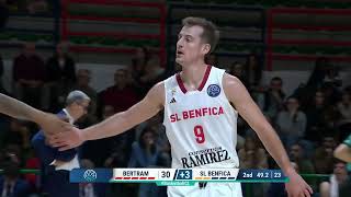 Bertram Derthona Basket v SL Benfica Full Game Highlights BasketballCL 2024 25720P [upl. by Moskow]