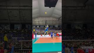 【バレー】曲がりすぎやろ🏐 wisteria volleyball バレーボールhaikyuu ハイキューfypシ゚viral [upl. by Ahsaercal]