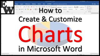 How to Create and Customize Charts in Microsoft Word [upl. by Anwahsiek]