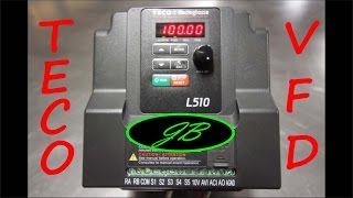 Teco L510 VFD Setup and Induction Motor Bearing Replacement [upl. by Yar]