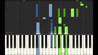 Never See Me Again  Kanye West Synthesia Tutorial [upl. by Vorfeld258]