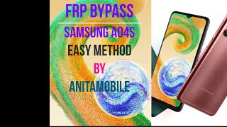 A04S A047F U4 Android 13 frp bypass easy method 🎁🎁🎁🚀🚀 [upl. by Eibbed]