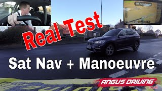 Full Real New Driving Test With Sat Nav And New Manoeuvres Fully Explained In Edinburgh 2017 [upl. by Hetty]