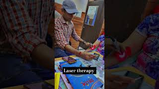 Laser therapy 😱😱 health motivation ramjee physio doctor painreleif leaser [upl. by Airla818]