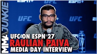 Raulian Paiva done with flyweight No more  UFC on ESPN 27 media day [upl. by Antebi]