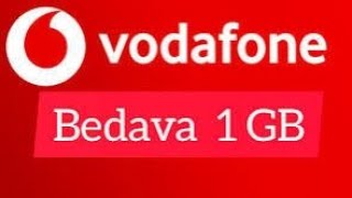 VODAFONE 1GB BEDAVA İNTERNET 2024  VODAFONE YENİ İNTERNET KAMPANYASI 2024 [upl. by Herminia548]