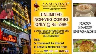 Zamindar restaurant  Santhosh  kammanahalli  bangalore  karnataka  food foodlover [upl. by Malorie]