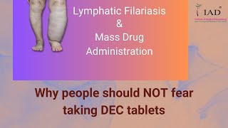 Why Mass Drug Administration is important in combating Lymphatic FilariasisHathi Paon हाथी पांव [upl. by Lak309]