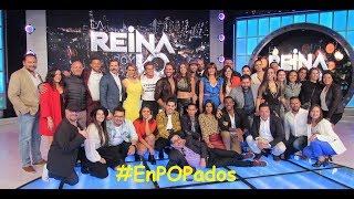 quotLA REINA SOY YOquot Presentación COMPLETA del elenco a prensa LaReinaSoyYo  EnPOPados [upl. by Adnilrev]