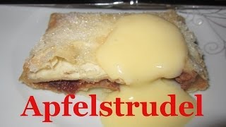 Falscher Apfelstrudel  Schnelles Dessert [upl. by Tserrof]