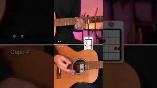 LAZY SONG  Bruno Mars  shorts guitar guitartutorial acousticguitar guitaretab tabs [upl. by Checani]