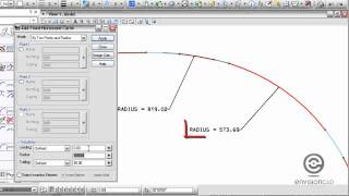 Horizontal Alignment for Arc  Spiral  Arc InRoads V8i SELECTseries [upl. by Hgielar]