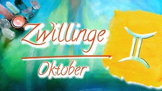 Zwillinge  Oktober ♊🎉🪄Mit Leidenschaft ins Glück 🤗 Unklarheiten werden beseitigt [upl. by Esnahc770]