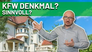 KFW Denkmalsanierung sinnvoll  Energieberater klärt auf [upl. by Aicia]