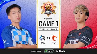 MPL PH S13  W3D2  RSG vs TNC  GAME 1 [upl. by Coffin]