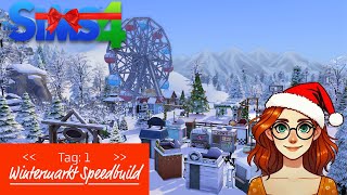 Adventskalender Tag 1 Wintermarkt Speedbuild [upl. by Deroo]