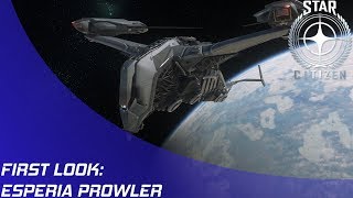 Star Citizen Esperia Prowler  First Look [upl. by Etnaihc]